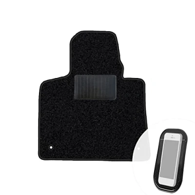 Abbildung von moto MOLTICO Fahrer Fußmatte Auto Velours Fahrerseite Autoteppiche Schwarz Fahrermatte 1 teilig passend für Citroen C4 Picasso II 2013 2019