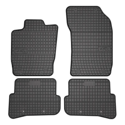 Abbildung von FROGUM 0734 Fußmattensatz Gummi vorne und hinten 4 schwarz AUDI: A1 Schrägheck, Sportback