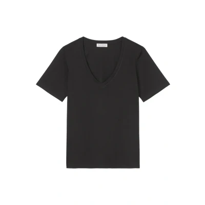 Abbildung von Marc O&#039;Polo Tshirt basic, Damen, Größe: Large, Black