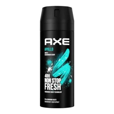 Abbildung von 6x AXE Deodorant/Bodyspray Men /0% Aluminium Apollo Sage &amp; Sandalwood scent 150ml