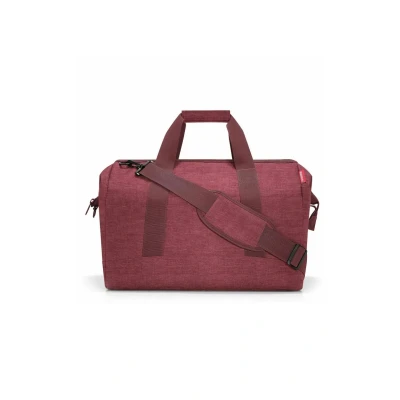 Abbildung von reisenthel Allrounder L Twist Maroon Vielfältige Doktortasche zum Reisen, für die Arbeit oder Freizeit Mit funktional stylischem Design