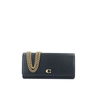 Abbildung von Coach Refined Essential LONG ON Chain Umhängetasche, Damen, Größe: One Size, B black