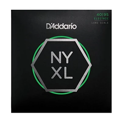 Abbildung von D&#039;Addario E Bass Gitarrensaiten Saiten Bassgitarre Strings Guitar NYXL4095 Nickel Wound Gitarre (Super Light, 40 95, Long Scale)