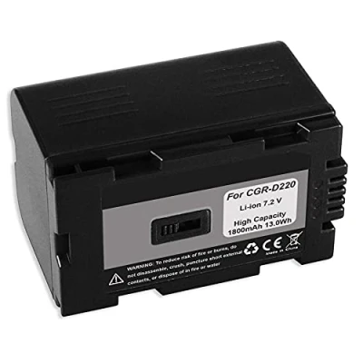 Abbildung von Ersatz Akku kompatibel mit Pansonic CGR D220, D16(s) für NV / PV Serie Hitachi DZ MV Siehe Kompatibilitätsliste!