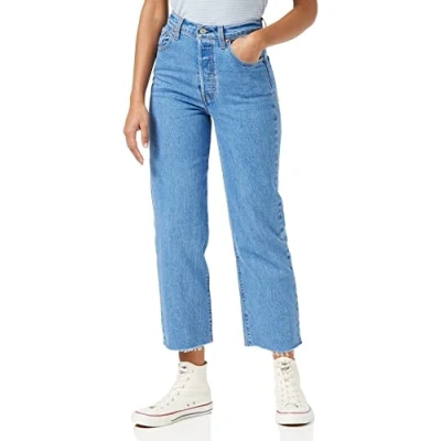 Abbildung von Levi&#039;s Damen Ribcage Straight Ankle Jeans,Jazz Wave,29W / 31L