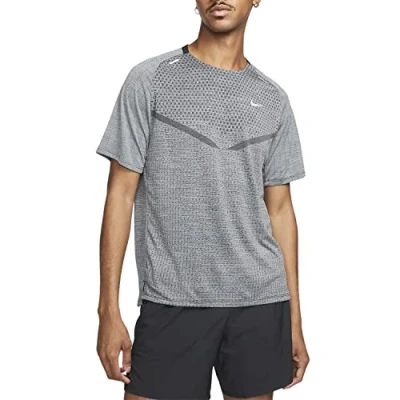 Abbildung von Nike Performance Techknit Ultra Sport Tshirt, Herren, Größe: Large, Black/smoke grey/silver