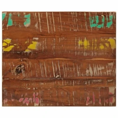 Abbildung von vidaXL Tischplatte, Holzplatte Rechteckig, Massivholzplatte für Tisch Esstisch Couchtisch, Ersatztischplatte, 60x50x2,5cm Altholz Massiv