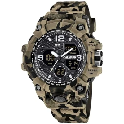 Abbildung von CALYPSO WATCHES Chronograph X Trem, Quarzuhr, Armbanduhr, Herrenuhr, analog, digital, Tag, Monat
