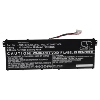 Abbildung von vhbw Akku kompatibel mit Acer Swift 3 SF314 56 53E2, 53J0, 53MU Notebook (3.250mAh, 15,28V, Li Polymer)