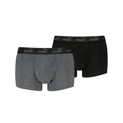 Abbildung von PUMA Men&#039;s Elements Trunk, Grey Combo, S (2er Pack)
