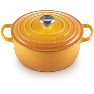 Abbildung von Le Creuset Signature Gusseisen Bräter mit Deckel, Ø 20 cm, Rund, 2.4 l, 3.092 kg, Nectar, 21177206724430