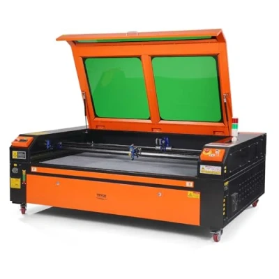 Abbildung von VEVOR 130W CO2 Laser Graviermaschine 900x1400mm Lasergravierer 20mm Gravur Stärke Lasergravurmaschine 800mm/s Graviergerät USB Anschluss Kompatibel mit LightBurn CorelDRAW AutoCAD