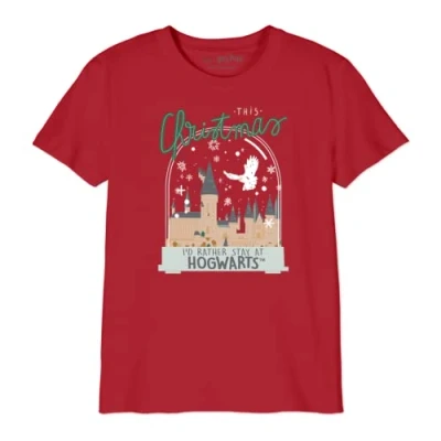 Abbildung von HARRY POTTER Jungen Bohapomts157 T Shirt, rot, 14 Jahre