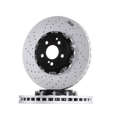 Abbildung von BREMBO TWO PIECE FLOATING DISCS LINE 09.9764.23 Bremsscheibe MERCEDES BENZ: C Klasse Coupe, Limousine, CLS Coupe