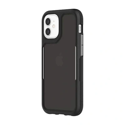 Abbildung von Griffin Survivor Endurance Case Hülle nach Militärstandard für Apple iPhone 12 mini (5,4&quot;) [4,25m sturzfest I Stoßdämpfende Ecken Qi kompatible Handyhülle] (schwarz/transparent) GIP 054 BKG