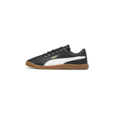 Abbildung von Puma CLUB Sneaker low, Größe: 38.5, Black white gold Leder/synthetik