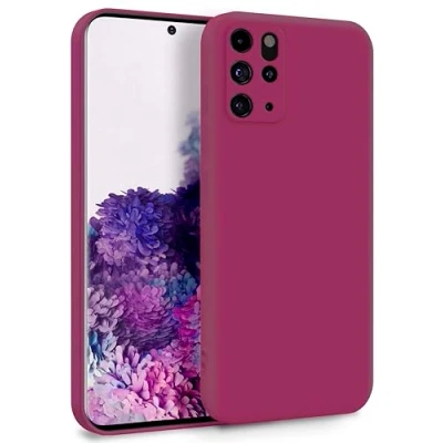 Abbildung von MyGadget Hülle für Samsung Galaxy S20 Plus Zweilagige Handyhülle mit Kameraschutz Cover Innenfutter &amp; Silikon außen Wein Rot