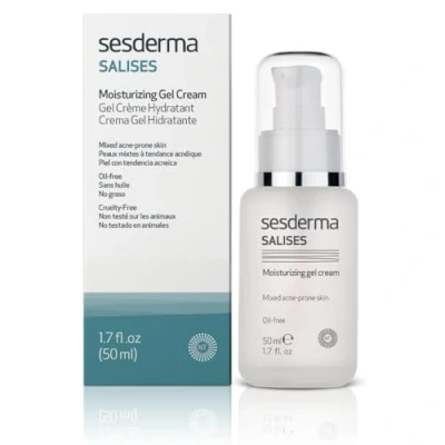 Abbildung von Sesderma Salises Feuchtigkeitsgel Mischhaut mit Akne Reguliert Talg Beseitigt Verunreinigungen Salicylsäure Ölfreie Flüssigkeitszufuhr Feuchtigkeitsspendendes Gesichtsgel 50ml