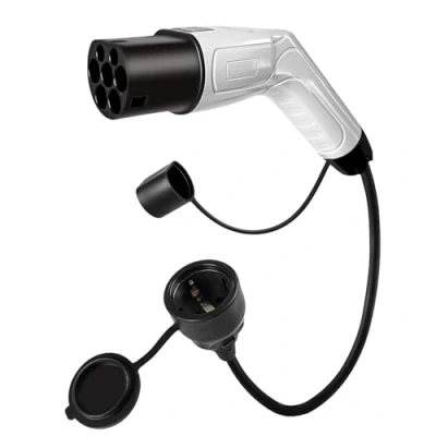 Abbildung von Qiping Typ 2 auf Schuko Adapter,1Phase,3,5KW,16A,70CM,Elektroauto Ladegerät Adapter für IEC 62196 Auto Ladestationen E Bike, Scooter, Motorcycle(Nicht V2L)