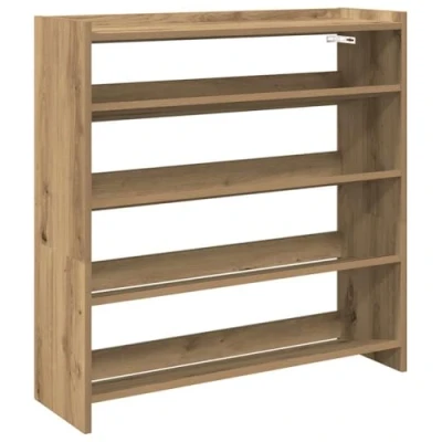 Abbildung von vidaXL Schuhregal Artisan Eiche 80x25x81 cm Holzwerkstoff