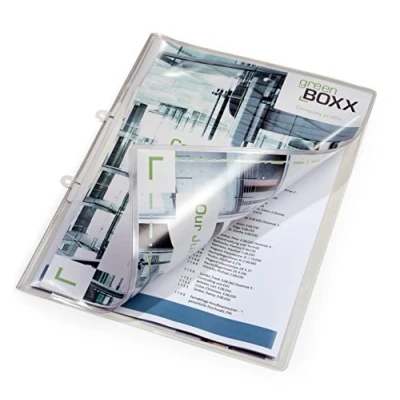 Abbildung von DURABLE 251219 Hunke &amp; Jochheim Sichthefter glasklar, DIN A4, Weichfolie, 223 x 313 mm, transparent, 1 Stück