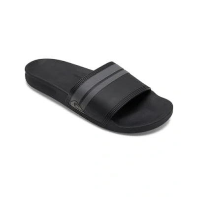 Abbildung von Quiksilver RIVI Slide Badesandale, Herren, Größe: 45, black grey Kunststoff