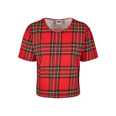 Abbildung von Urban Classics Tshirt print, Damen, Größe: XS, Red/black
