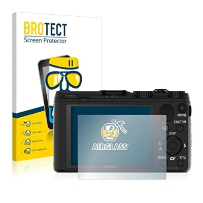 Abbildung von BROTECT Schutzglas für Sony Cyber Shot DSC HX50 Schutzfolie Panzer Folie Glas [Extrem Kratzfest 9H, Anti Fingerprint, Ultra Transparent]