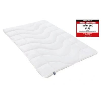 Abbildung von Microfaserbettdecke, Steppbett Micro Thermo, Irisette, Füllung: Markenhohlfaser irisette®, Bezug: soft und anschmiegsam, waschbar bis 60C, produziert nach deutschem Qualitätsstandard