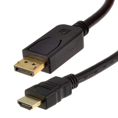 Abbildung von DisplayPort Stecker Zum HDMI Männlich Display/Monitor/TV Kabel 5 m [5 Meter/5m]