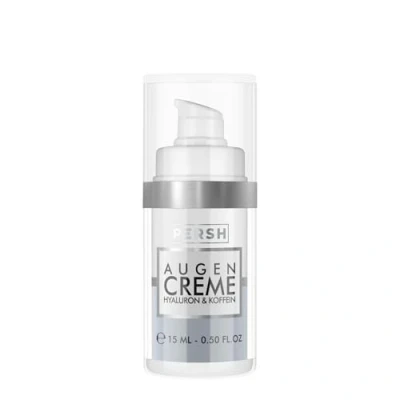 Abbildung von PERSH Augencreme Power Kombination aus Hyaluronsäure, Koffein &amp; Dermochlorella D Mindert Tränensäcke, hellt Augenringe auf Vegan ohne Tierversuche 15ml