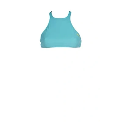 Abbildung von ARENA Damen Standard Rulebreaker Think Crop Bikini Athletic Sport Swim Top, Reflexion, XS