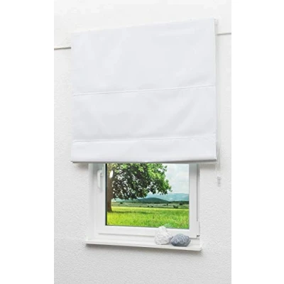 Abbildung von LYSEL® Raffrollo abdunkelnd Weiß, HxB 180x80cm