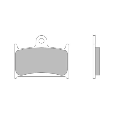 Abbildung von Brembo Bremsbeläge Sintermetall 07SU14.SA 69,8x55x8,5mm