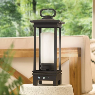 Abbildung von Kichler KL South Hope BT B OZ Sockelleuchte LED H:47,4cm L:17,8cm B:17,8cm IP44 3000K