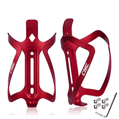 Abbildung von CNC Fahrrad Flaschenhalter,Fahrrad Getränkehalter，Trinkflaschenhaltung für rennrad/MTB/Mountainbike，rot