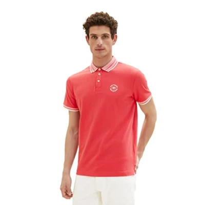 Abbildung von TOM TAILOR Herren Poloshirt mit Logo Print