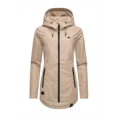 Abbildung von Ragwear ZUKA Regenjacke / wasserabweisende Jacke, Damen, Größe: Medium, Latte