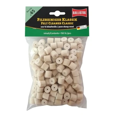 Abbildung von BALLISTOL 23231 Filzreiniger Klassik Laufreiniger für Gewehr Kal. .45 150 Stück