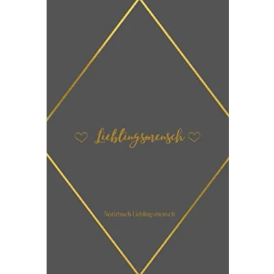 Abbildung von LIEBLINGSMENSCH: A5 Notizbuch KARIERT LIEBLINGSMENSCH GESCHENKE PÄRCHEN FREUNDIN FREUNDSCHAFT FREUNDINNENBUCH VALENTINSTAG GESCHENKIDEE PÄRCHENBUCH