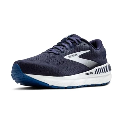 Abbildung von Brooks Beast GTS 24 Laufschuh Straße, Herren, Größe: 45, Peacoat true navy white Schuhe