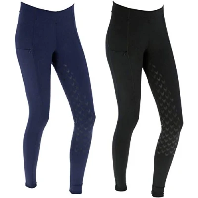 Abbildung von Covalliero Reitleggings Equona Schwarz 44/46