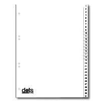 Abbildung von dots Ordnerregister Vollformat 1 31 DIN A4