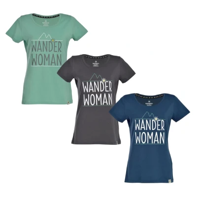 Abbildung von Baumwoll Tshirt CARLOTTA Wandern/Outdoor/Trekking. Freizeit Damen. weiblich