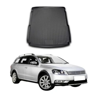 Abbildung von OMAC Kofferraummatte Kofferraumwanne kompatibel mit VW Passat B7 Variant Alltrack 2010 2015