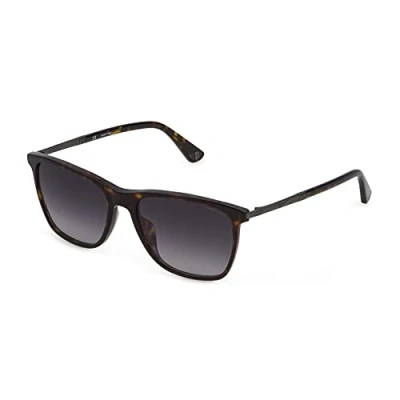 Abbildung von Police Unisex SPLD45 Sunglasses, Shiny Dark Havana, 56