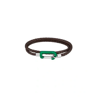 Abbildung von Lacoste Armband, Herren, Größe: One Size, Brown/green