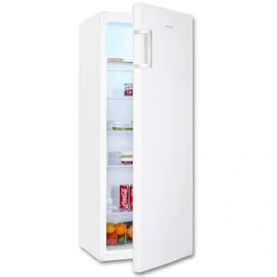 Abbildung von Exquisit Kühlschrank ohne Gefrierfach, 241 Liter, 5 Ablagen, Türanschlag wechselbar, Gemüsefach, Temperaturregelung, Handgriff, KS320 V H 050D weiss