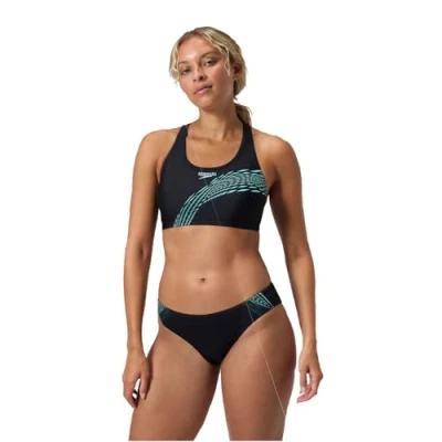 Abbildung von Speedo Womens Placement SET Bikini, Damen, Größe: 38, Arctic glass
