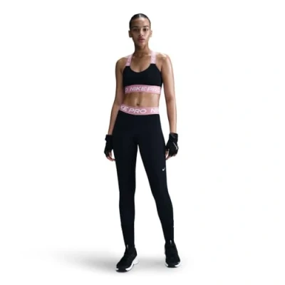 Abbildung von Nike Performance Tights, Damen, Größe: Large, Black/elemental pink/white